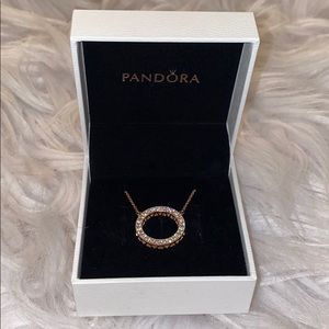 Brand New Hearts of Pandora Necklace